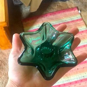 RESERVED=Star glass candlestick holder
